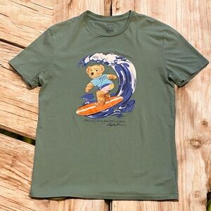 Ralph Lauren Polo Limited Edition Unisex Surfer Bear T shirt